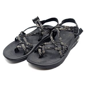 Chaco Z/Volv X2 Dash Black Strappy Sandal Adjustable Outdoors Women's Size 8